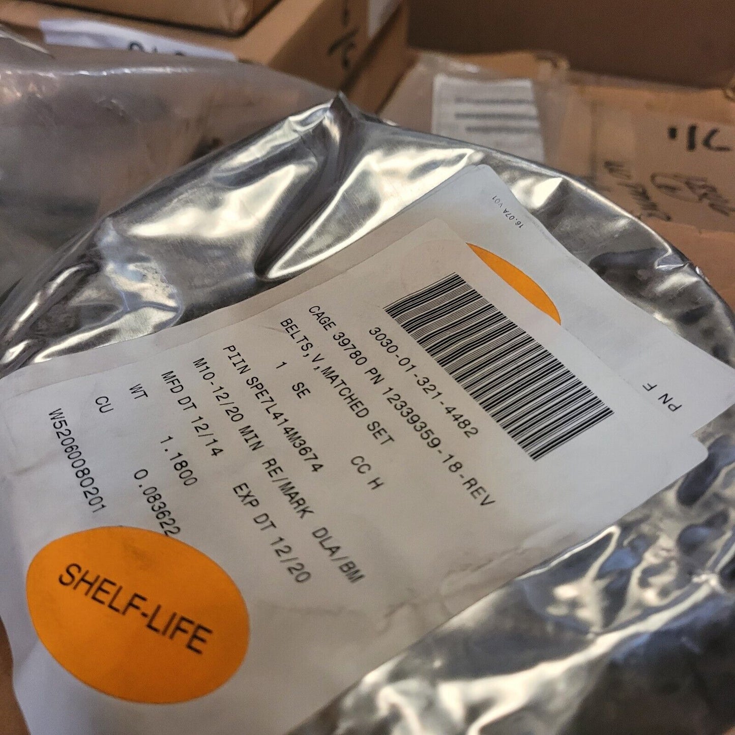 HMMWV 200AMP ALTERNATOR ACCESSORY DRIVE V BELT MATCHED SET OF 3 3030-01-321-4482