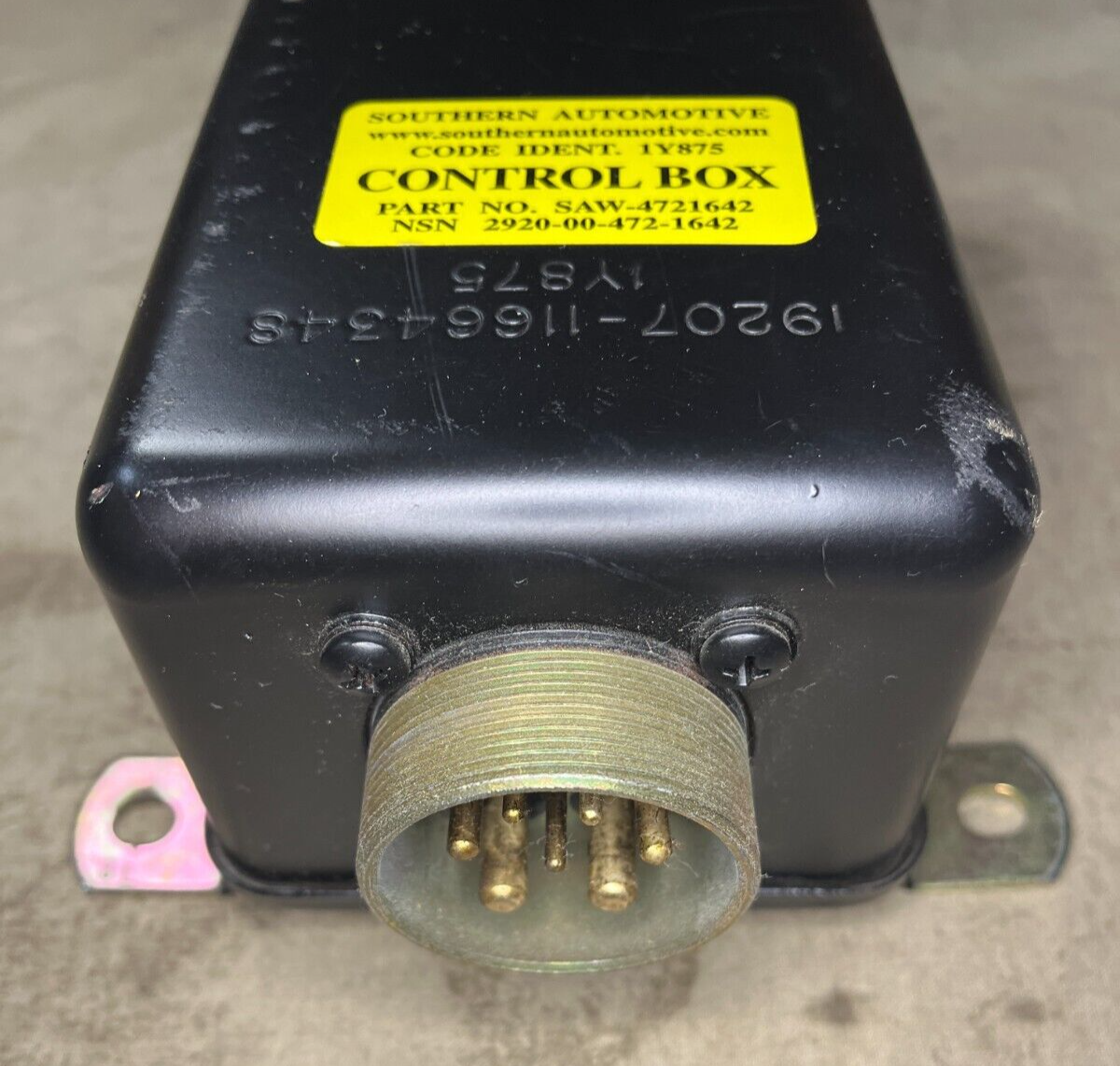 M939 TRUCK SERIES SAW-4721642 PROTECTIVE CONTROL BOX 11664348 2920-00-472-1642