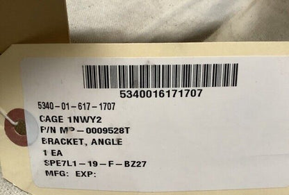 NEW MILITARY FORK LIFT TRUCK 0009528T 0009528 ANGLE BRACKET NSN 5340-01-617-1707