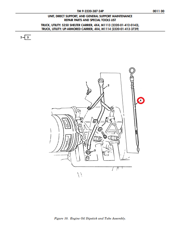 HMMWV HUMVEE M998 LIQUID LEVEL GAGE ROD DIPSTICK 29" 6002645 6680-01-477-3650
