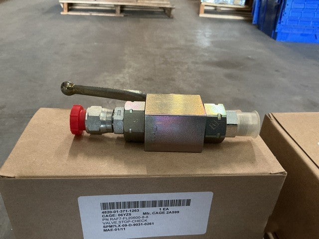 Stop-check Valve RAF7-FL20600-8-8 NSN 4820-01-371-1263 - photo 2