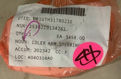 LAV-25 IDLER ARM STEERING RIGHT FRONT APPLICATION 2530-21-913-4261 NOS