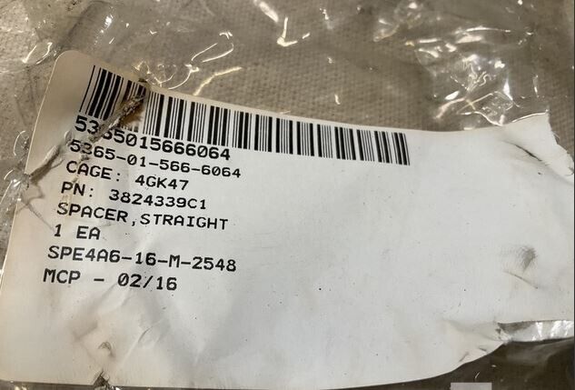 INTERNATIONAL 3824339C1 One Spacer L20D NAVISTAR MAXXPRO NOS  5365-01-566-6064
