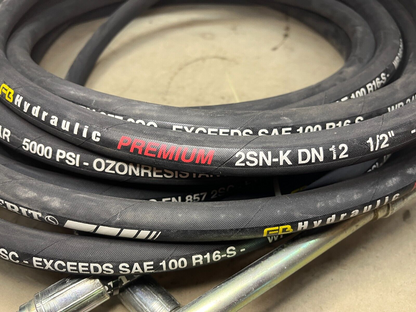 SEMPERIT COMPACT HYDRAULIC HOSE EN 857 2SC-SAE 100 R16-S WP 345 BAR 1/2"