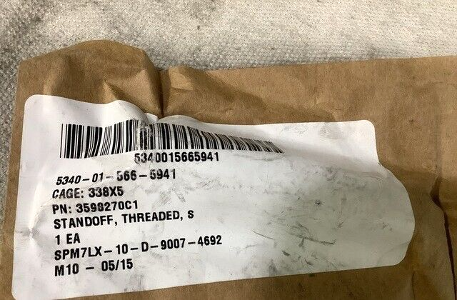 MRAP MAXXPRO NAVISTAR 3598270C1 STANDOFF THREADED SPACING MTG 5340-01-566-5941