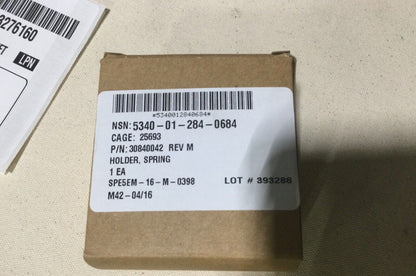 2 30840042 Spring Holder 5340-01-284-0684