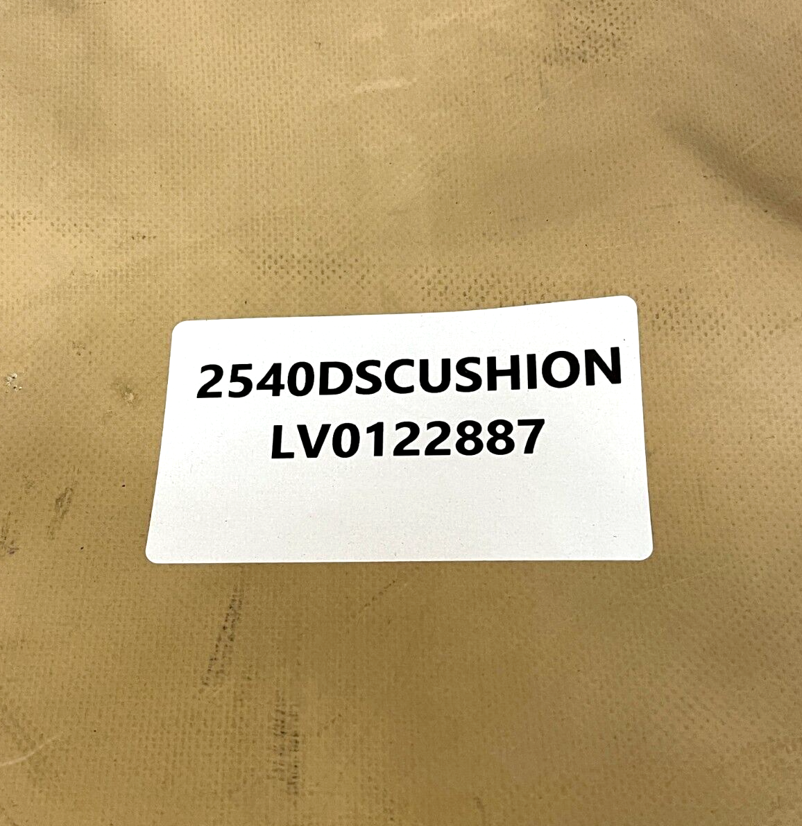 PADDED USGI MILITARY SURPLUS VEHICULAR SEAT CUSHION W/ VELCR0 2540DSCUSHION NOS