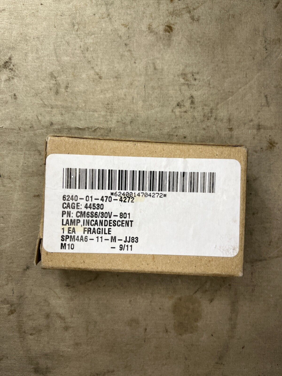 NORMAN LAMPS CM6S6/30V-801 GREEN BULB INCANDESCENT LAMP 6240014704272