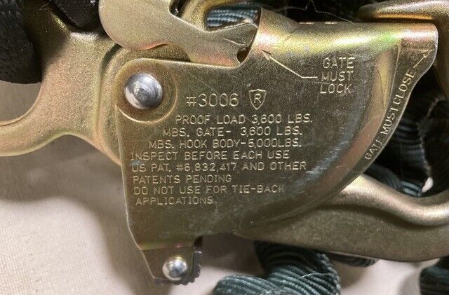 GENUINE BOEING C-17 RELIANCE 741900 INDUSTRIAL SAFETY LANYARD 4240-01-545-7210