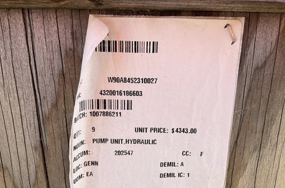 Pump Unit 03H14A-HYD/S1 NSN 4320-01-618-6603 - photo 4