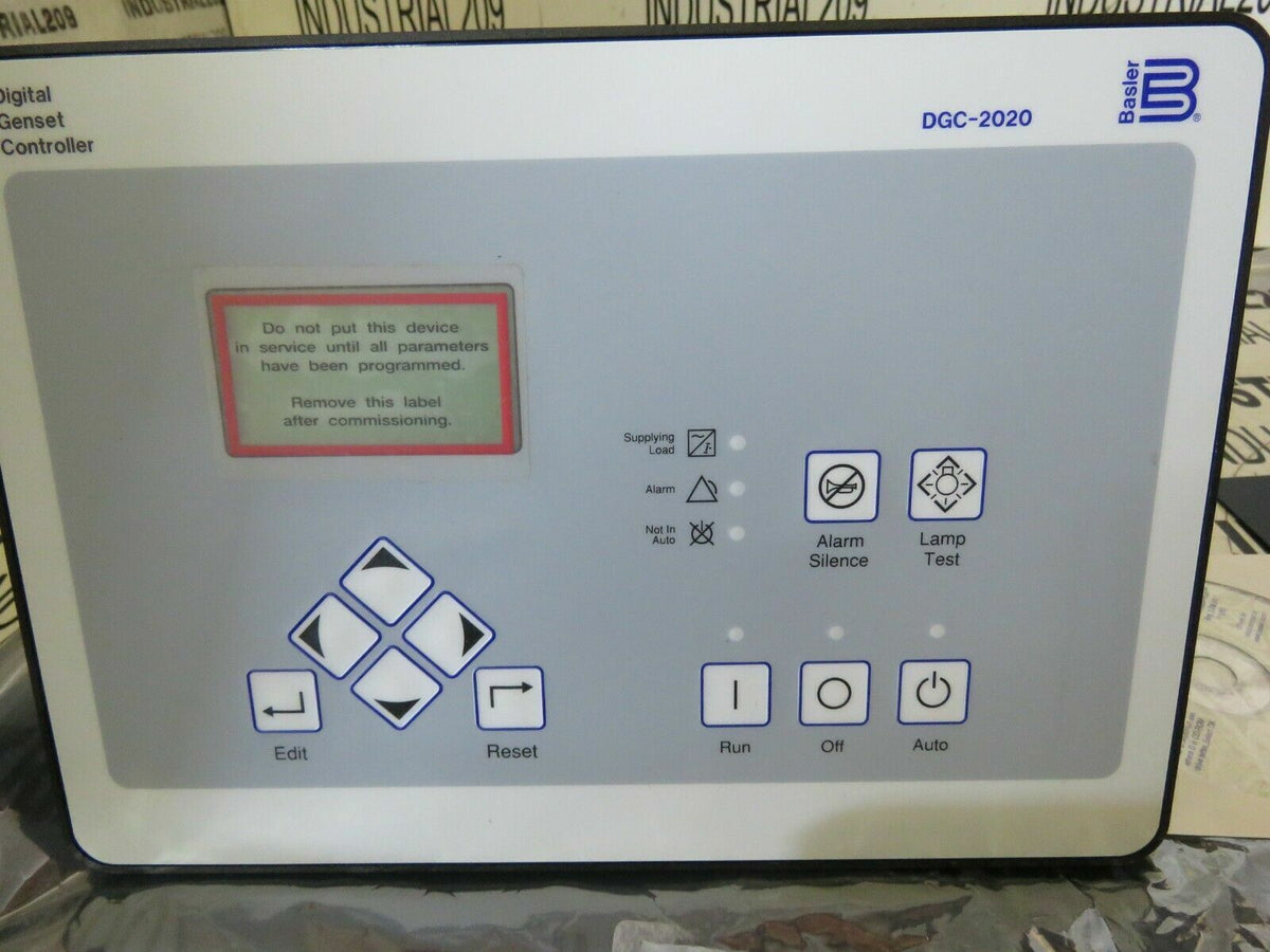 Gen Set Controller Back View BASLER ELECTRONICS DIGITAL GENSET CONTROLLER DGC-2020 NEW – SECO Parts ...