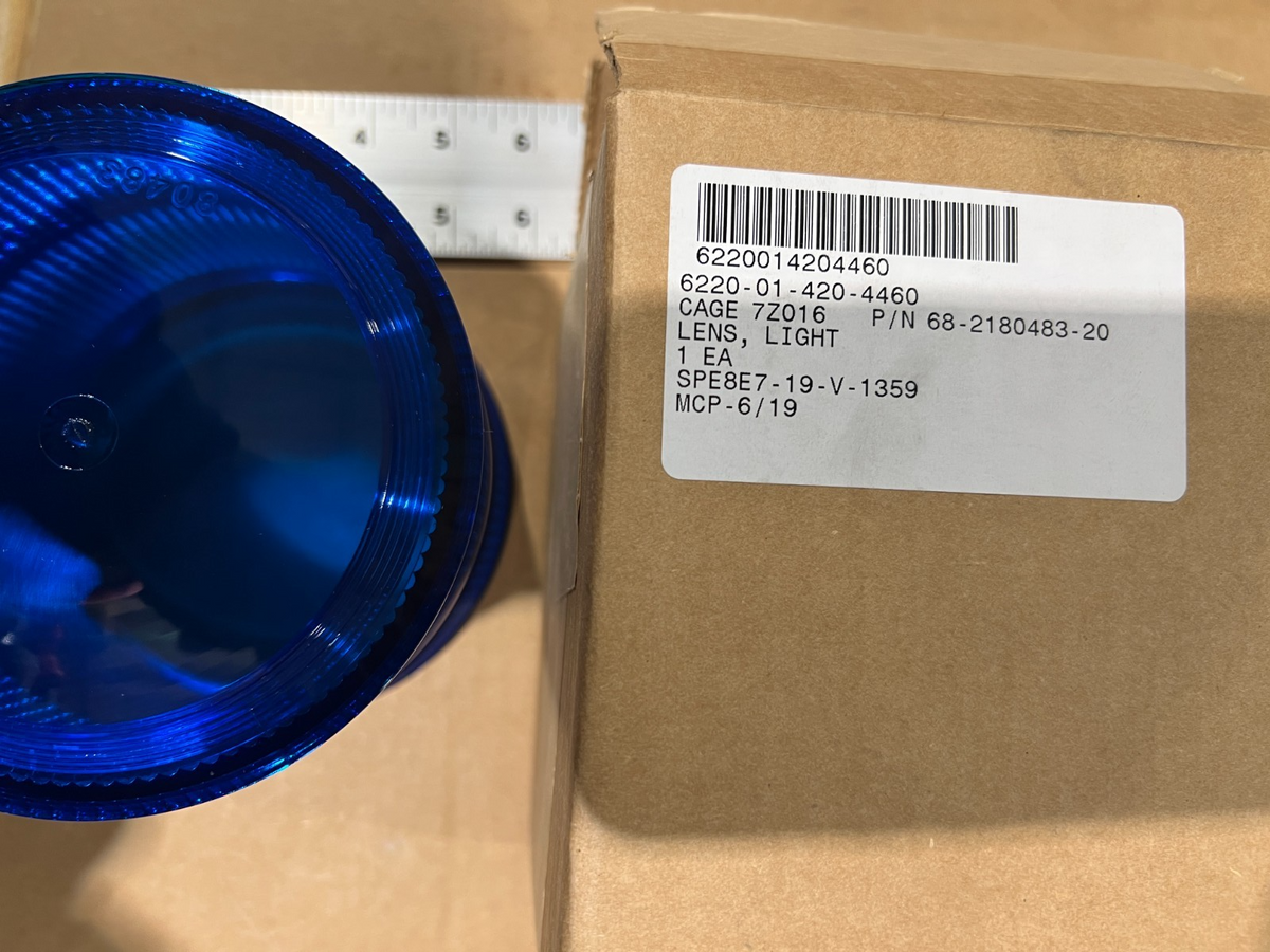 Light Lens 68-2180483-20 NSN 6220-01-420-4460