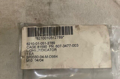 AIRCRAFT AWACS E-3A 607-3477-003 HEAVY DUTY INDICATOR LIGHT 6210-01-051-2789