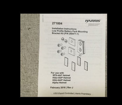 LOT OF 50 Harris 268471-1 Low Profile Battery Pack Mounting  5340-01-439-8992