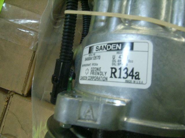 HMMWV Sanden SD7 A/C Compressor  24 VOLT RED DOT RD-5-11393-0P Humvee M998 AC