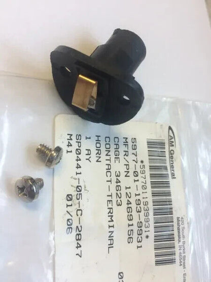 MILITARY HMMWV M998 TRUCK HORN CONTACT-TERMINAL A883-8 12469156 5977-01-193-9931
