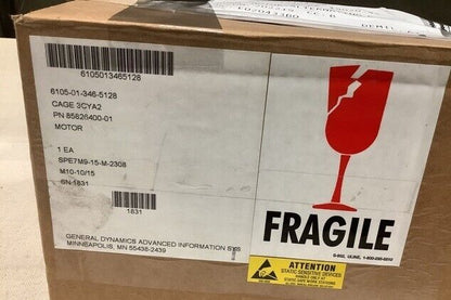 GENUINE ELECTROCRAFT E39ADD-1 INDUCTION MOTOR 85826400-01 NSN 6105-01-346-5128