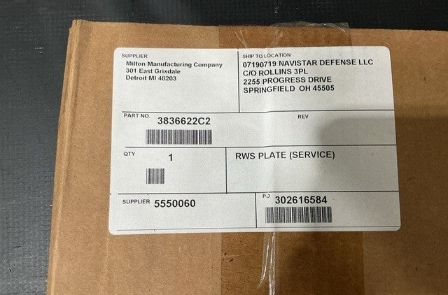Mounting Plate 3836622C2 NSN 5340-01-613-0947 - photo 6