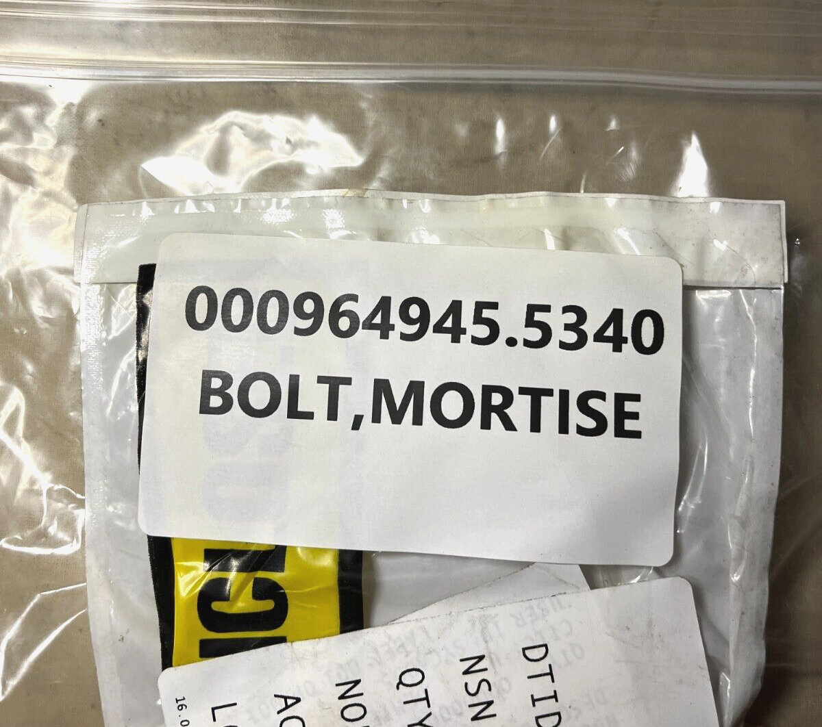 AIRCRAFT MODEL C130 347584R MORTISE BOLT, LATCH ASSEMBLY 5340-00-096-4945 NOS