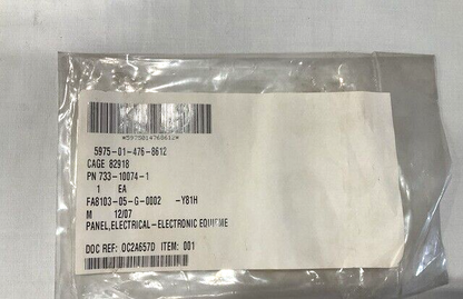 AIRCRAFT C/KC-135 733-10074-1 ELECTRICAL EQUIPMENT PANEL 5975-01-476-8612 USA