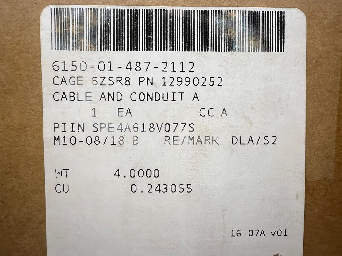 Electrical Cable Conduit Assembly 12990252 NSN 6150-01-487-2112 - photo 8