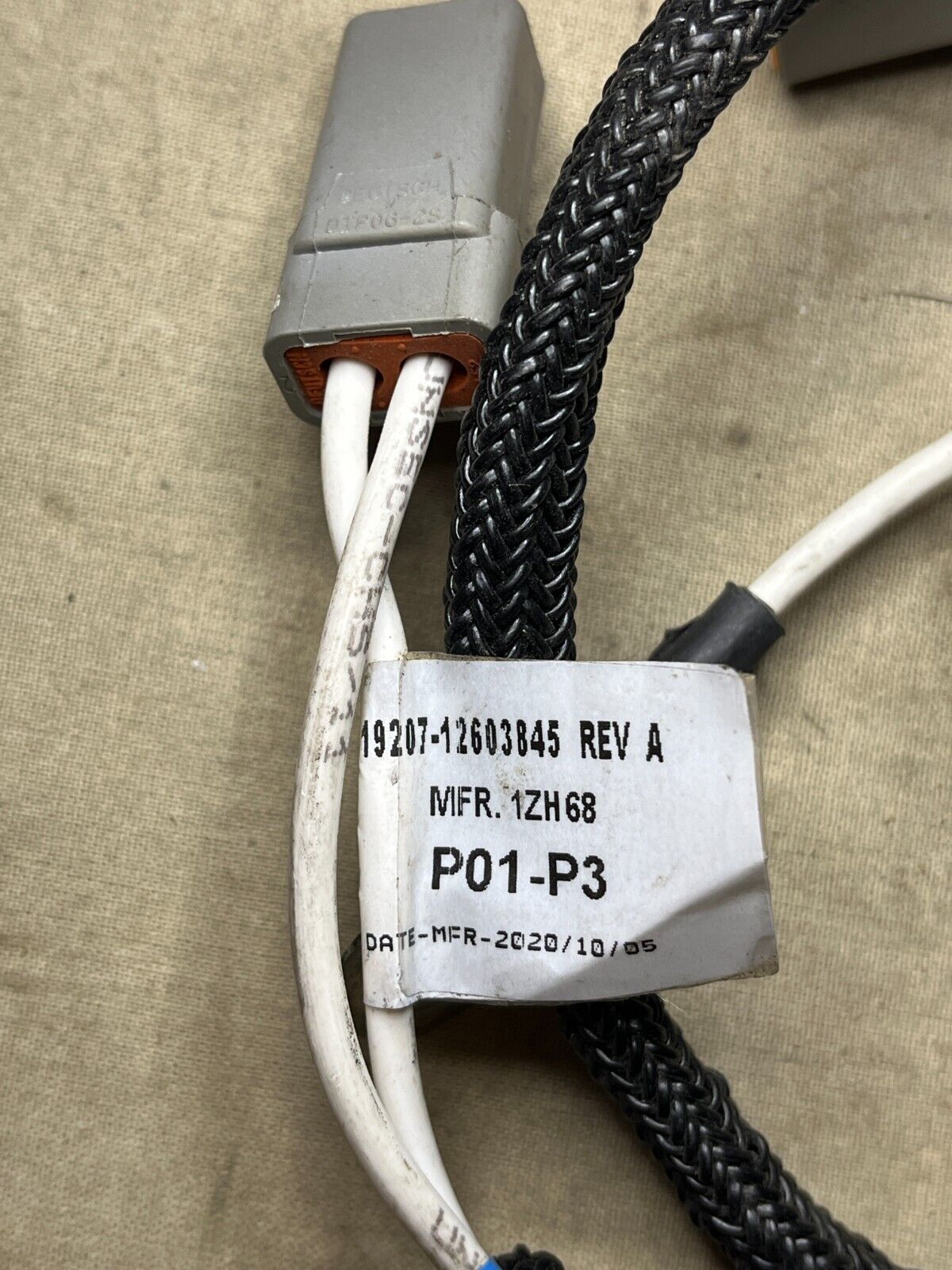 OSHKOSH 12603845 BRANCHED WIRING HARNESS COMPT VPIN 6150-01-672-3230