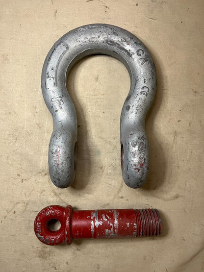 FMTV TRUCK CROSBY 1-1/4" G-209 SCREW PIN ANCHOR SHACKLE 12 TON 2510-01-482-7957