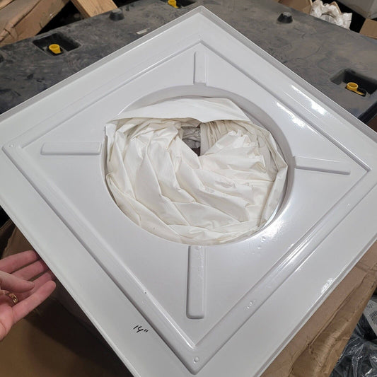 NEW 14"/6" P/8" / WHITE ST SPOT COOLING KIT DUCT WITH Celining AC Duct