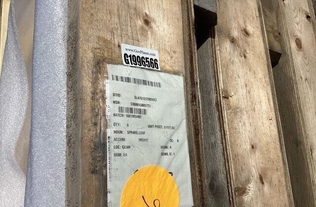 MILITARY MRAP-RG31 BAE SYSTEMS R0095463 LEAF SPRING 5360-01-580-5721 USA