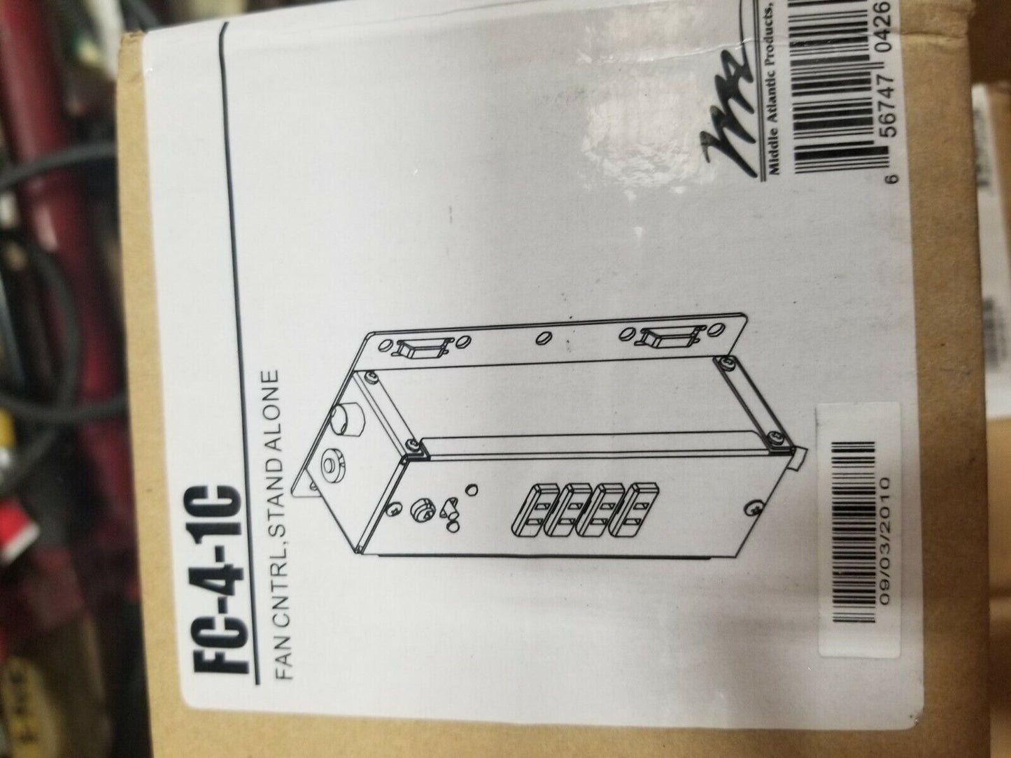 Middle Atlantic Products FC-4-1C Proportional Thermostatic Fan Control AV Rack