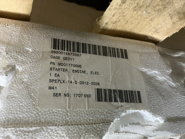 Electrical Engine Starter M0017705ME NSN 2920-01-487-3587 - photo 9