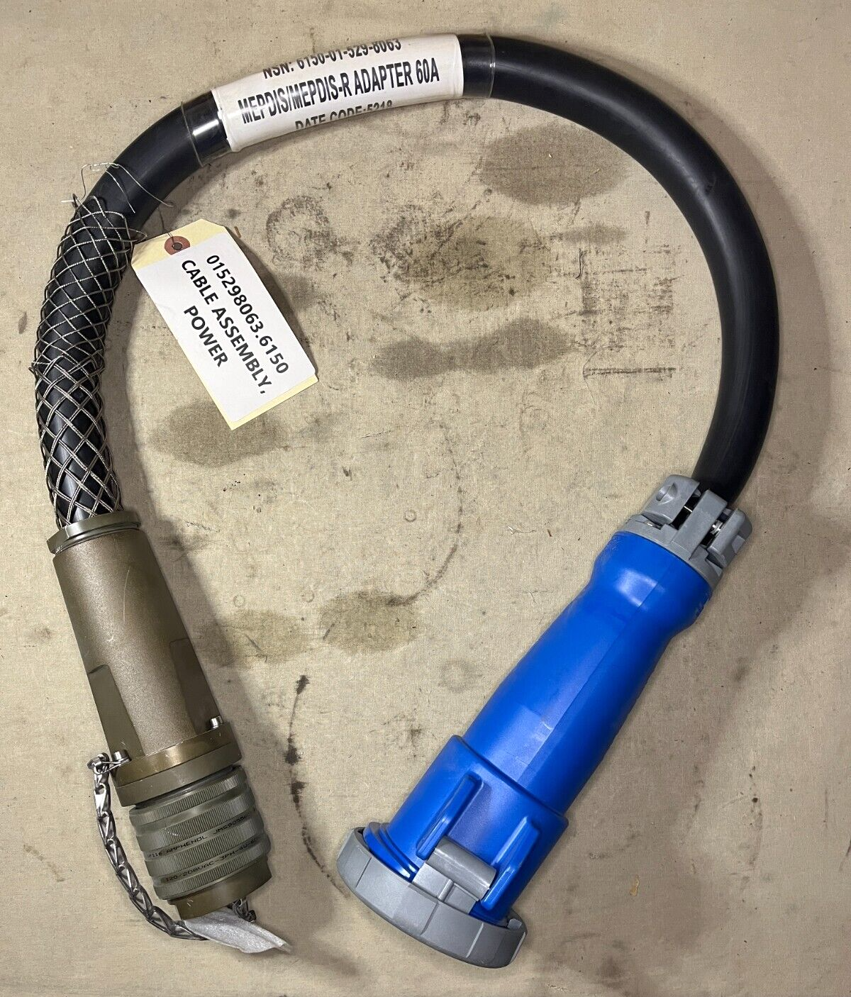 MILITARY SPECIAL CABLE 6150-01-529-8063 ADPMIL-560 ADPMIL560 DCX-ADPMIL560