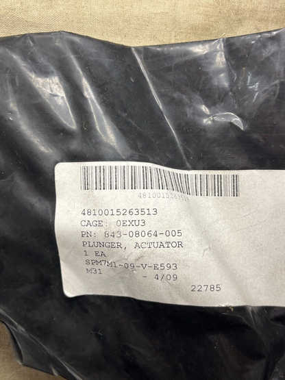 NEW TWPS 843-08064-005 PLUG ACTUATOR PLUNGER 120093 4810-01-526-3513 USA