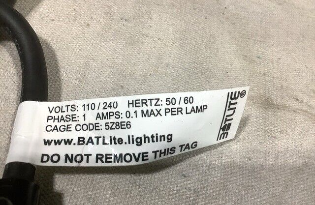 BATLITE TL107192-1 110/240V POWER DISTRIBUTION CONSOLE SWITCHE 6110-01-643-9282