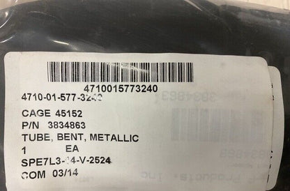 NEW MRAP M-ATV OSHKOSH 3834883 METALLIC BENT TUBE 4710-01-577-3240