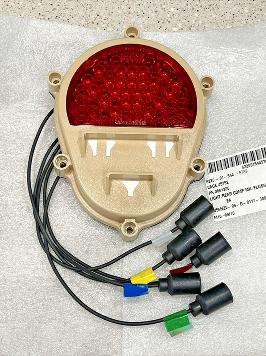 HUMVEE MRAP M998 3861206 REAR STOP BRAKE LIGHT, TAILLIGHT 82172 6220-01-544-5789