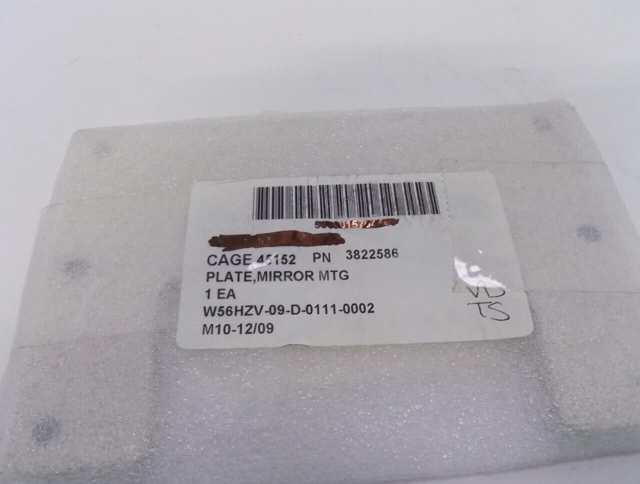 MRAP; M-ATV 8.1'' MTG MIRROR MOUNTING PLATE 3874118 5340-01-582-6790
