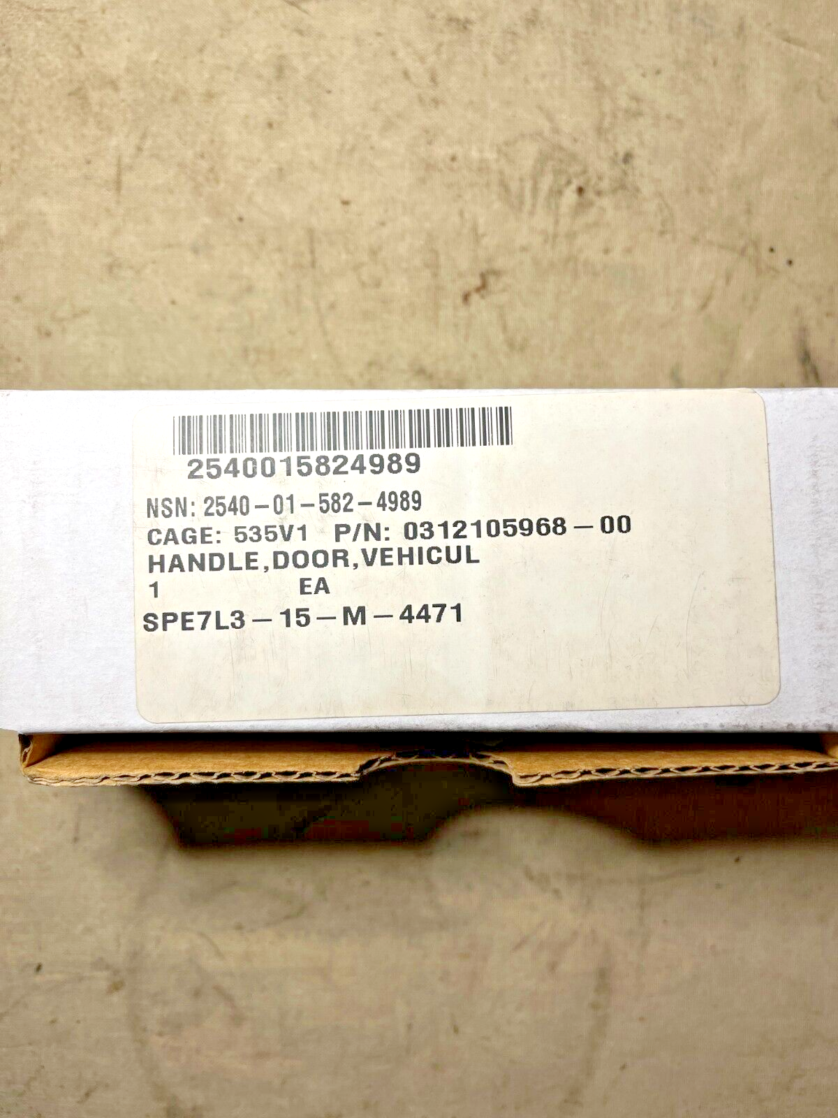 MRAP-M-ATV 0312105968 BLDA OPENING DOOR HANDLE WELDING 26KP371 2540-01-582-4989