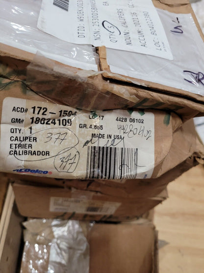 GENUINE ACDELCO 2500 RH FRONT BRAKE CALIPER BRACKET 18025723 1999-10 172-1594