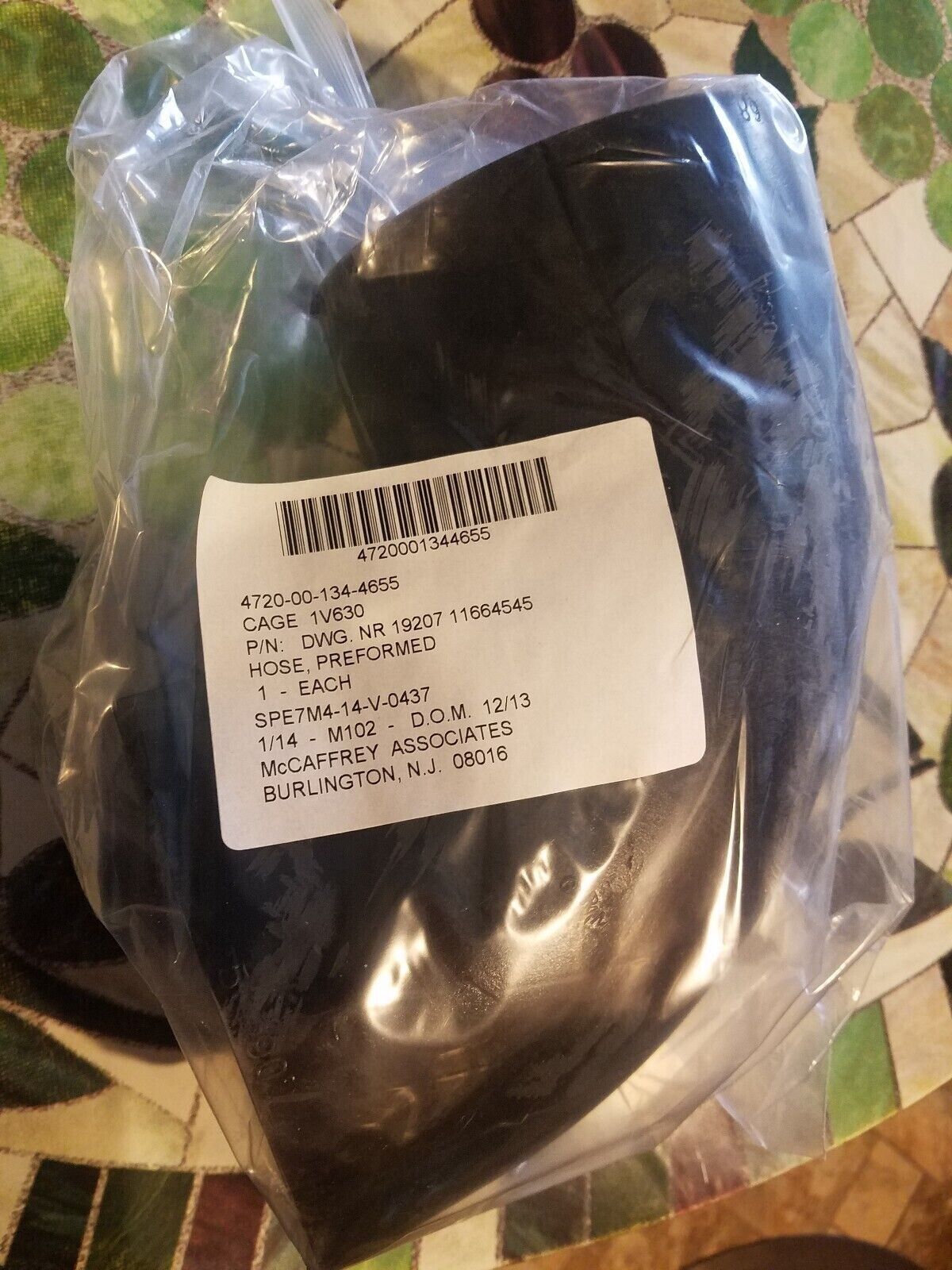 M-916A1 (LET), (HEMTT) PREFORMED HOSE, AIR INTK ELBOW 11664545 4720-00-134-4655