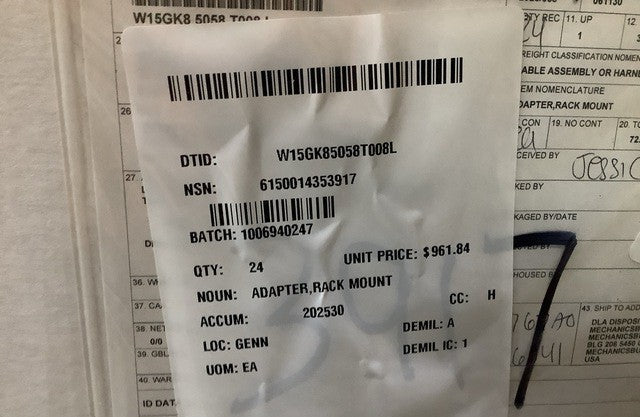 Rack Mount Adapter 902841-801 NSN 6150-01-435-3917 - photo 5