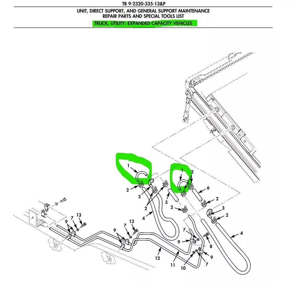 M998 HMMWV 12469380 OIL COOLER TRANSMISSION BENT TUBE EX4619 4710-01-473-1708
