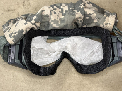 ESS EP-01FG1-MSB CLEAR SMOKE GREEN INDUSTRIAL GOGGLES 10310190 4240-01-540-5585