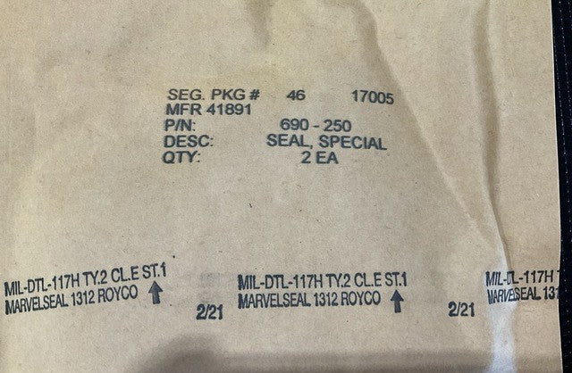 O-ring C-130 NSN 5331-01-368-1686 - photo 3