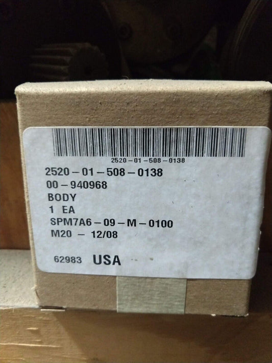 EATON 940968 PRESSURE CONTROL BODY FITS MODEL X200-M, MA M113A1, M113A2 M113A3