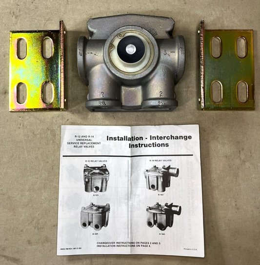 FORD TRUCK MOTOR BENDIX T-294866-C AIR PRESSURE RELAY VALVE 2530-01-368-1185 NOS