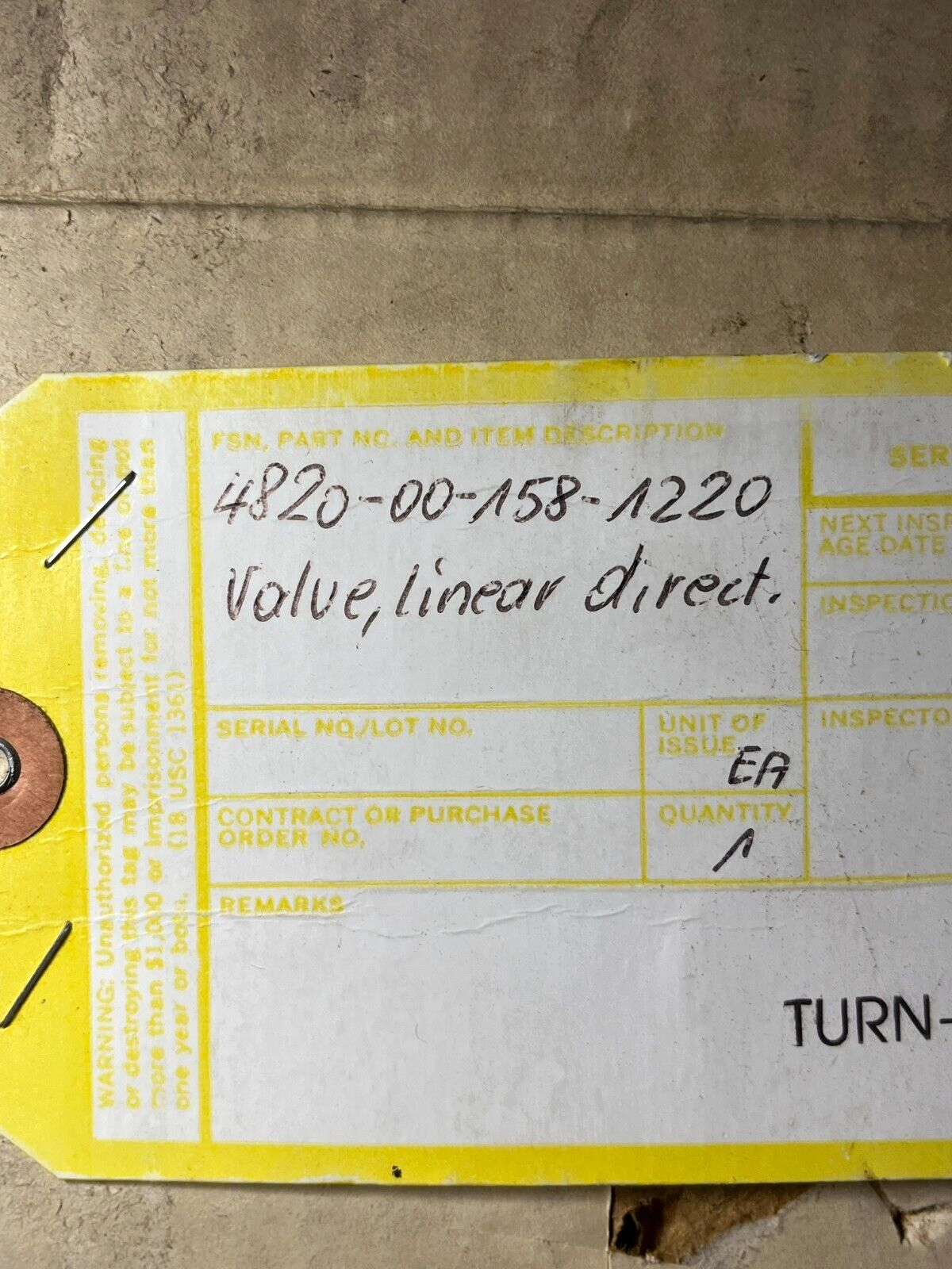 BENDIX 279951N - E-5 SINGLE CIRCUIT FOOT BRAKE VALVE 279950 4820-00-158-1220