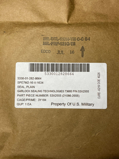 NEW GARLOCK 21036-2555 HEAVY DUTY PLAIN OIL SEAL 53X2555 5330-01-282-8664