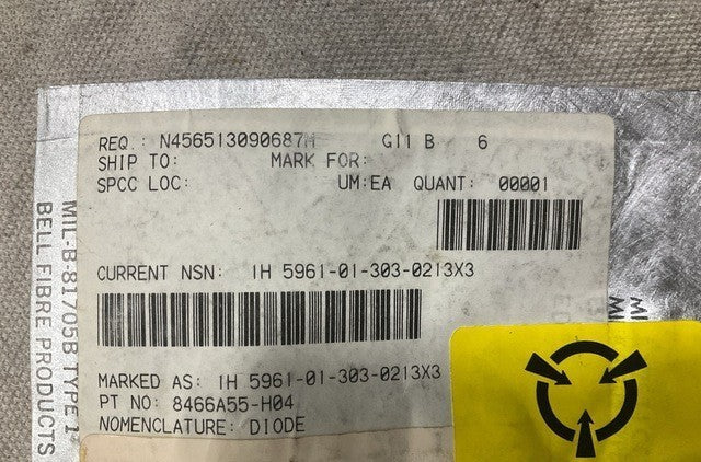 Semiconductor Diode 8466A55-H04 NSN 5961-01-303-0213 - photo 3