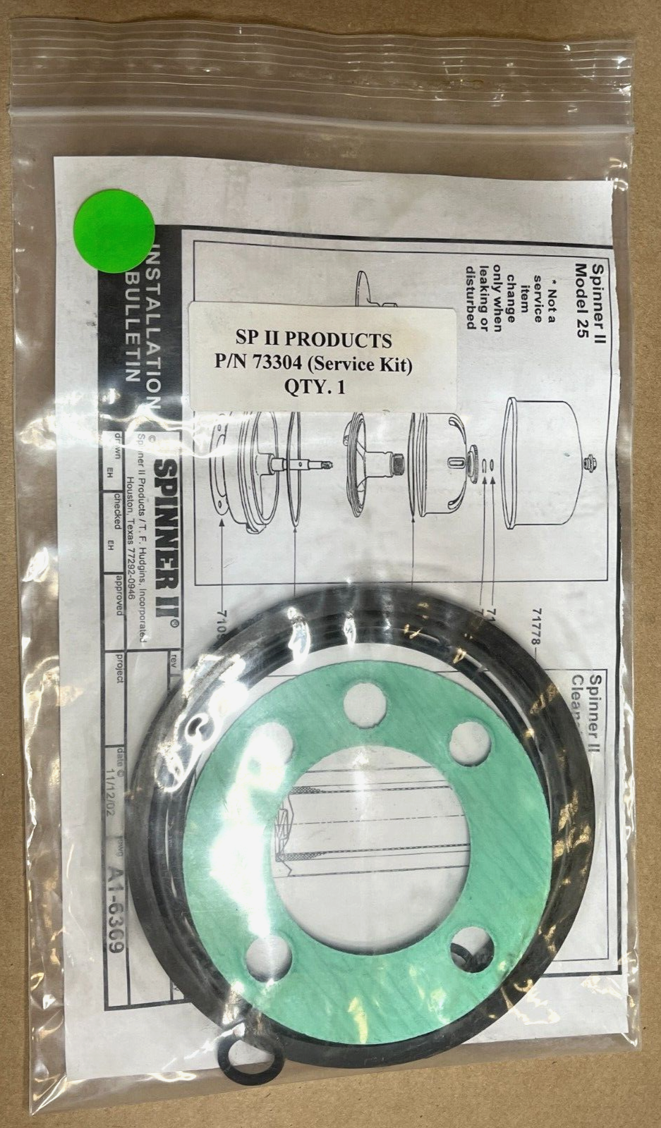 CAT C7 ENGINE FLUID PRESSURE FILTER PARTS KIT 10658352-021 4330-20-007-4533